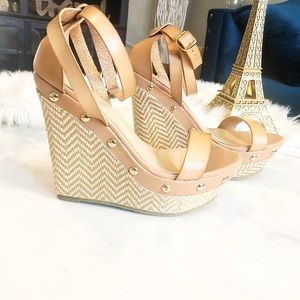 Veyda Studded Espadrille Wedge